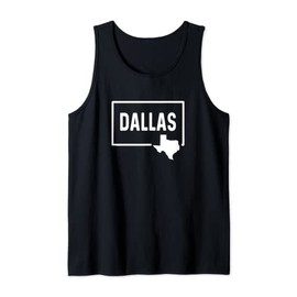 Dallas Texas TX - Home Hometown Vacation Travel Tank Top