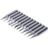 Pack of 12 900 m Soldering Tips, Replacement Soldering Tips