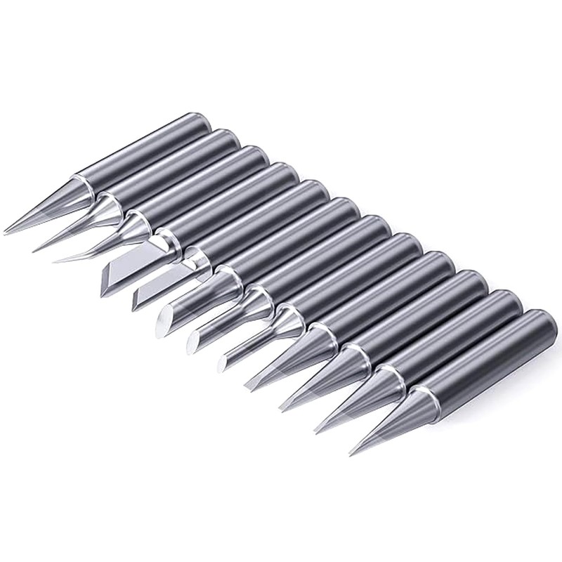 Pack of 12 900 m Soldering Tips, Replacement Soldering Tips