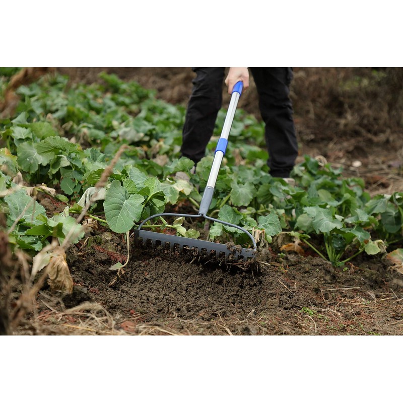 FLY HAWK 72inch Bow Rake Heavy Duty，for lawns Raker to