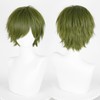 YEESHEDO Unisex Short Bob Anime Cosplay Green Wigs for Women