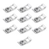 10PCS Straight Stitch Presser Foot Mini Portable Durable Stainless Steel