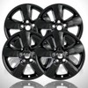 Elite Auto Chrome 4-Pack of 20' Gloss Black Wheel Skins
