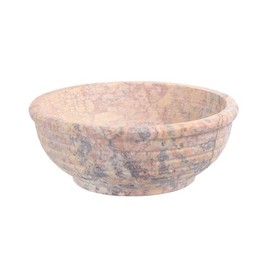 NKlaus Soapstone Incense Bowl Diameter 10 cm - Solid Bowl, Heat Resistant for Resins, Frankincense & Incense, Ideal for Spiritual Rituals 16708