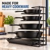 2 Pack Heavy Duty 5 Tier Pot and Pan Organizer