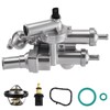 Aluminium Engine Coolant Thermostat Housing Kit Compatible with Compass Patriot