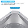 PATIKIL 8 Inch Duct Connector Flange, 2 Pcs Metal Straight