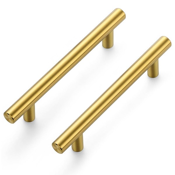 Ravinte Pack of 15 Gold Furniture Handles, T Bar Handles