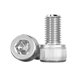 Drenky Pack of 20 M6 x 16 mm Cylinder Screws with Hexagon Socket DIN 912 (ISO 4762) Cylinder Head Screws Machine Screws Full Thread Stainless Steel A2 V2A Screws