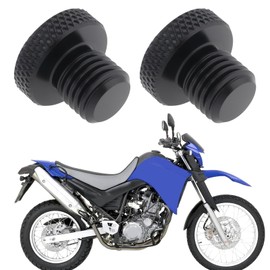 OTOTEC 1 Pair of Hole Plugs for Motorcycle Mirrors M10 x 1.25 for MT07 MT09 MT10 SP for Z900 Z650 Z750 Compatible with Benelli TRK 502 702x Compatible with CB 500x 500F (Red)
