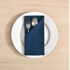 Fingercraft Cloth Napkins Set of 12, Cotton Linen Blend Napkins