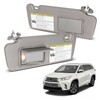 Sun Visor Driver & Passenger Side for 2014-2019 Toyota Highlander,