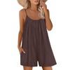 AUTOMET Rompers For Women Vacation Beach Shorts Jumpsuits Overalls Loose