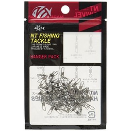NTスイベル(N.T.SWIVEL) スナップ付タル ブラック ハンガーパック 50個入 #20