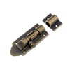 Tighall Antique Brass Barrel Bolt Latch 3.9 Inch Solid Cast