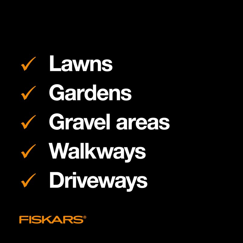Fiskars Stand-Up Weed Puller Tool, 4 Serrated Stainless Steel Claws