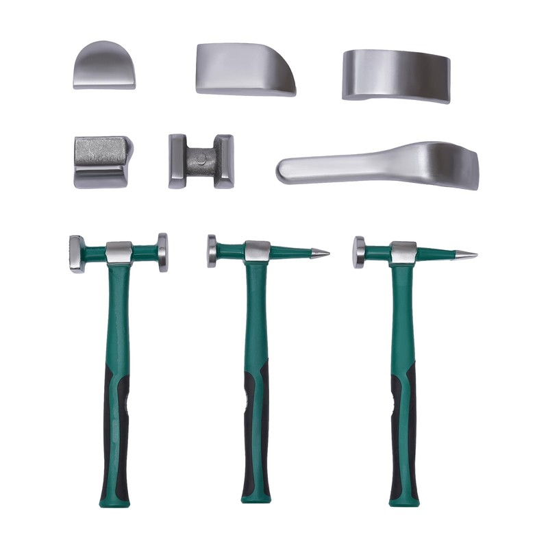 QUSKLISU Car Repair Tool, 9PCS Hand Car Auto Body Work