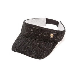 Callaway C23291218 Women's Sun Visor (Glitter Adjustable), Hat, Golf, 1010_Black