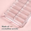 Legrap 2 Pack Eyeshadow Palette Organizer, 16 Slots Makeup Palette