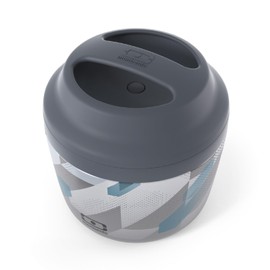 monbento - Insulated Lunchbox for Men and Women MB Element Graphic Dimensions - Leakproof and Insulated Bento Box Perfect for Work/Outdoor/Sports - Keeps Food Hot/Cold - BPA Free – Geometric Pattern