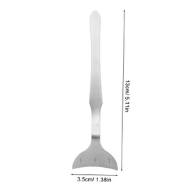 Mikinona High Precision Lying Silk Ruler for Eye Bag Measurement Mascara Shield Eyeshadow Stencil