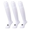 SSK Baseball Socks, 3 Pairs Set, Color Socks, 10 (White)