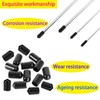 Qrity Pack of 20 Rubber End Caps, Thread Protection Cap,