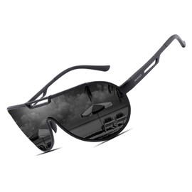 PANNER Men's Retro Aviator Polarized Sunglasses UV400 Protection Al-Mg Metal Frame Lightweight Outdoor