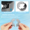PATIKIL Wall Split Flange 0.8/1/1.3 Inch, 2Pcs 0.8" Thicken Cuttable