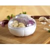 IMUSA USA IMU-71206 Onion & Garlic Saver/Container with Clear Cover,