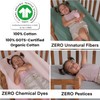 Bunnyjik GOTS Organic 2 x Baby Cot Fitted Sheets -