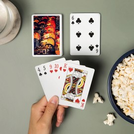 Lantern Press Austin, Texas, Electric Guitars on Wall (52 Playing Cards, Poker Size Card Deck with Jokers)