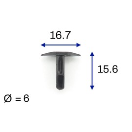 10X Cowl Vent Radiator Support Retainer Clips For HONDA Acura 91502-S84-A11