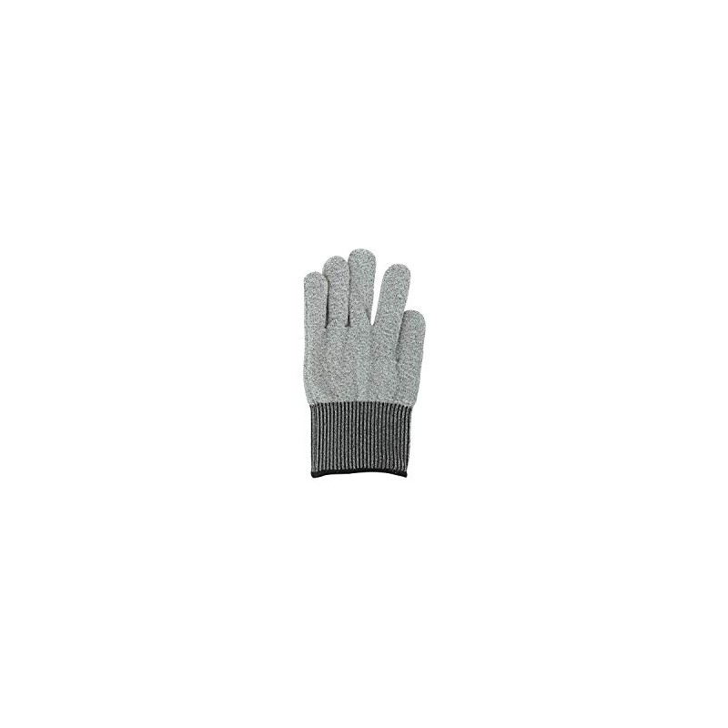 Fackelmann Schnittfester Handschuh Küche Schutzhandschuh Mandoline Schnitthandschuh grau HPPE 13,5