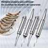 Herramienta Peladora de Camarones de Acero Inoxidable, 2/4 Pcs Línea