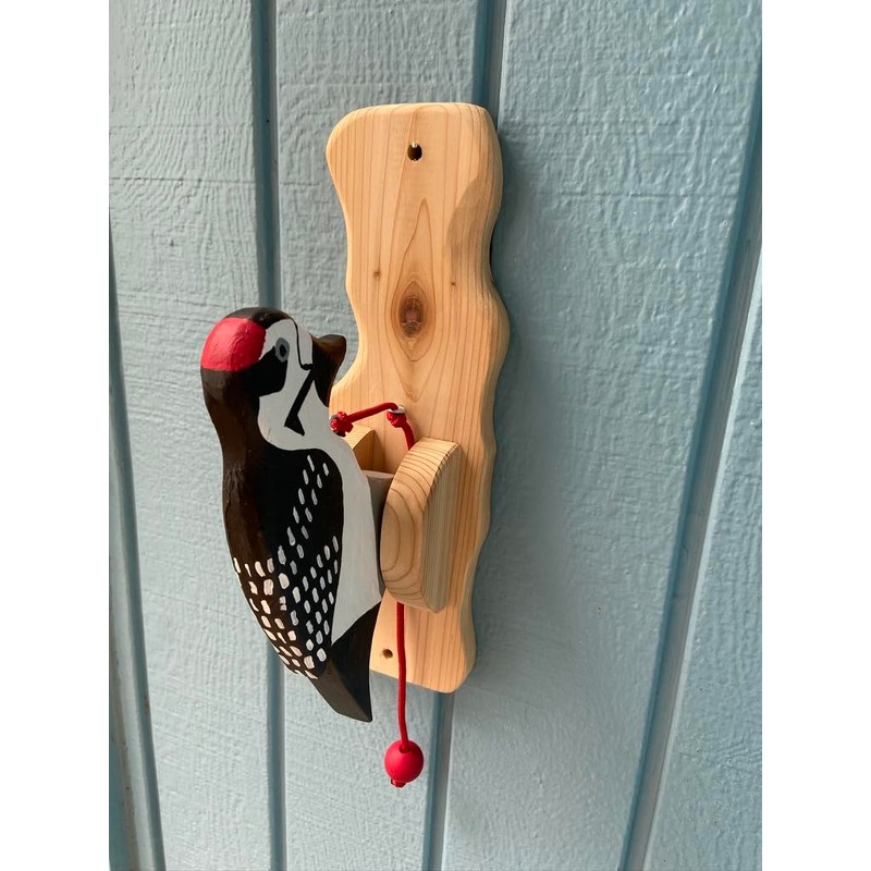 Downy Woodpecker Door Knocker