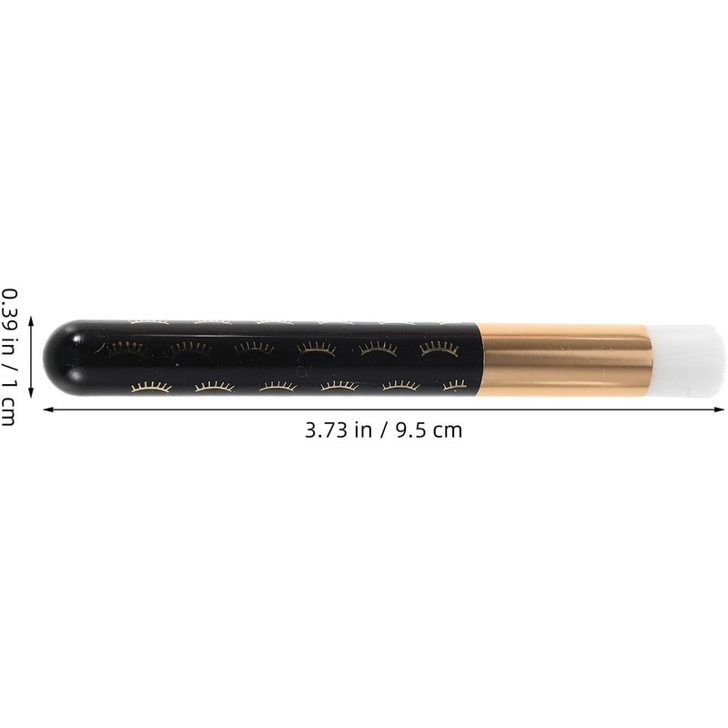 Yardwe Cepillo de pestañas negro, 10 herramientas para limpieza facial