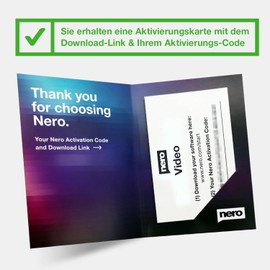 Nero Video Maker 2025 | Das Original | Videobearbeitungsprogramm | Videos schneiden | Videobearbeitung | Unlimitierte Lizenz | 1 PC | Windows 11 / 10 / 8 / 7