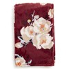 Vera Bradley Fleece Plush Throw Blanket, Blooms and Branches, Blooms