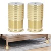 2 Pack Adjustable Furniture Bed Risers, Heavy Duty Aluminum Alloy