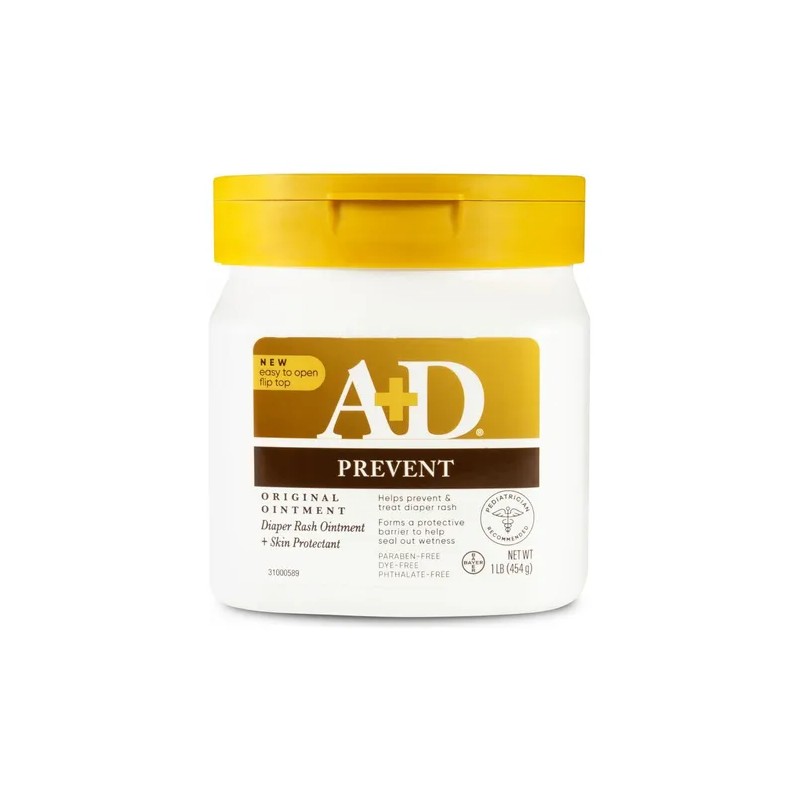 Crema A+d Antipañalitis Prevencion Pañalitis 454 Grs A&d