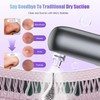 MMonDod Blackhead Remover Vacuum, 5 Probes Pore Sucker, 3 Modes,Grey