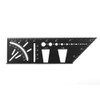 Multifunction Aluminum Alloy 45 Degree 90 Degree Angle Ruler Protractor