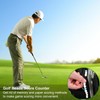 Gzcnsel Golf Stroke Counter Clicker with Bead Chain Counter –