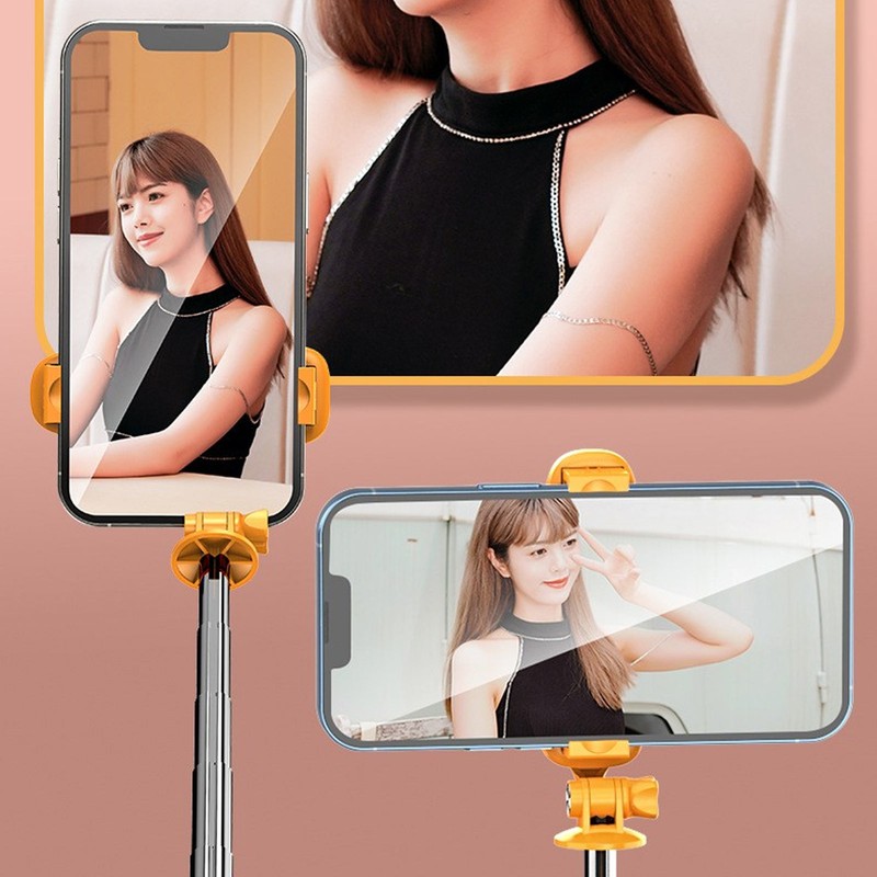 Cute Cartoon Puppy Selfie Stick Tripod 26.4 Inch Extendable Handheld