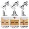 Luokim Cabinet Door Soft Closing Half Overlay Concealed Hinge with