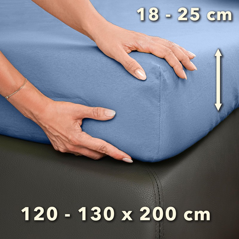 STUDIO Fitted Sheet 120 x 200 cm - 130 x