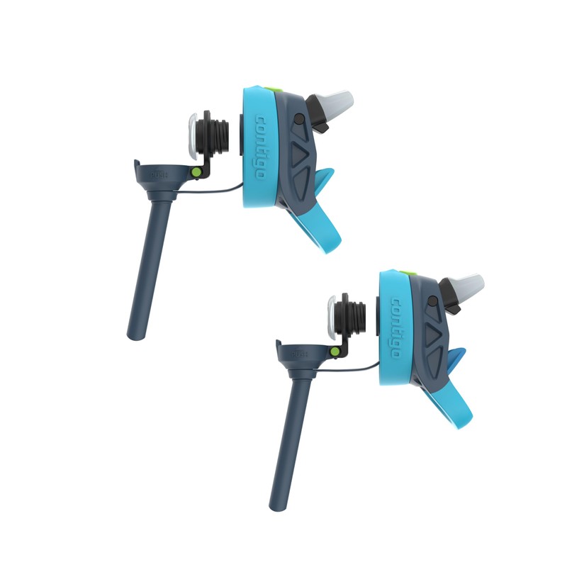 Contigo AutoSpout Kids Water Bottle with Pop up-Straw, 14oz, BPA-Free