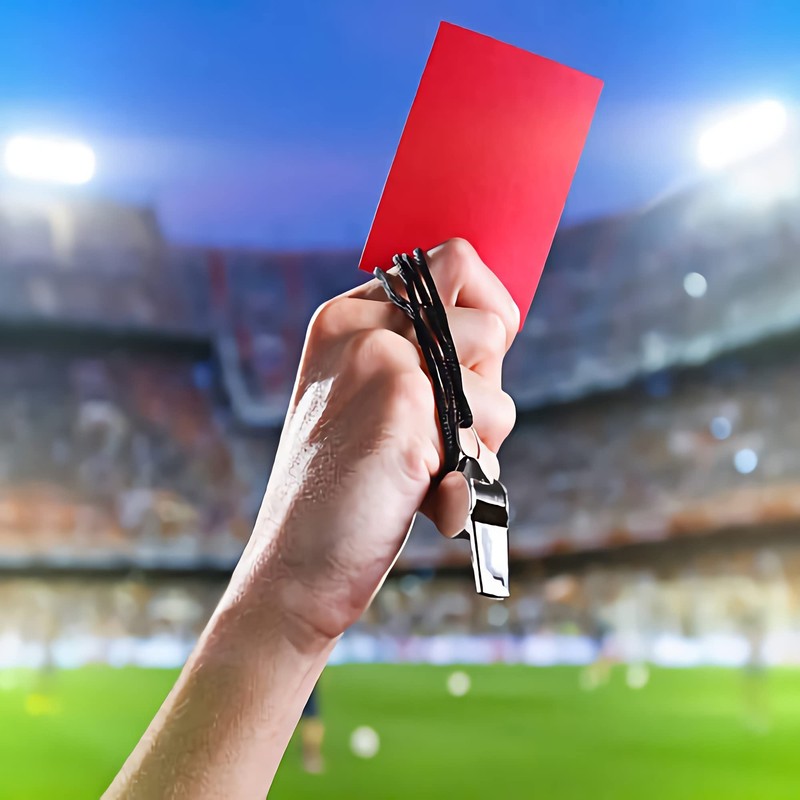 Soccer Referee Red Yellow Cards Set with Notebook and Pencil,Coach