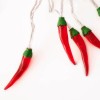 Elegani Chili Pepper String Lights – 10 Warm White LED